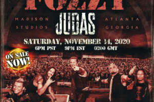 FOZZY – Announces “Capturing Judas” Livestream on Saturday, November 14, 2020 at 9PM EST on Veeps.com #fozzy #chrisjericho #veeps