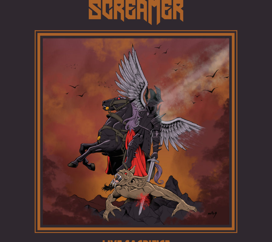 SCREAMER – to release a live album titled “Live Sacrifice”, pre orders available now #screamer, album streaming on YouTube