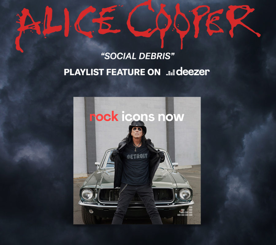 ALICE COOPER – releases new single/video “Social Debris” –  New album “Detroit Stories” out February 26,2021 #alicecooper