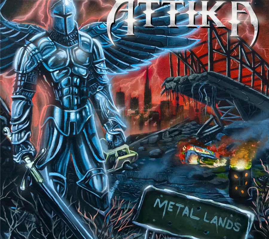 ATTIKA –  check out the Official Lyric Video “Metal Lands” from the new album “Metal Lands” out now via Pure Steel Records #attika #metallands