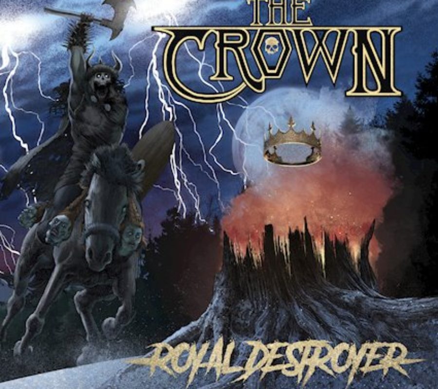 THE CROWN – releases new album, “Royal Destroyer”, worldwide; launches lyric video for “Scandinavian Satan” via Metal Blade Records #thecrown