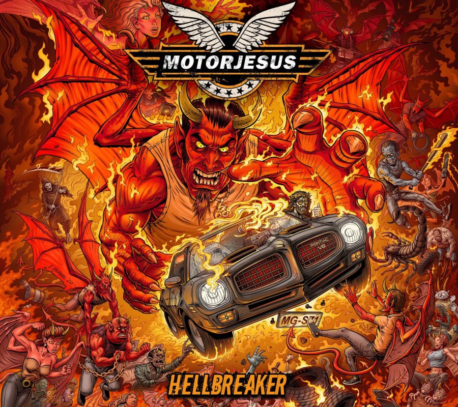 MOTORJESUS (Heavy Rock) – will release the album “Hellbreaker” on April 9, 2021 via AFM Records #motorjesus