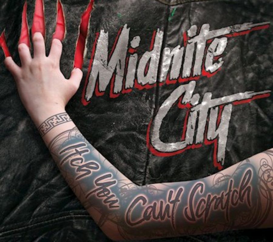 MIDNITE CITY (80’s/Hair Metal – UK) – new single & video for “They Only Come Out At Night” is out now, album “Itch You Can’t Scratch” out via Roulette Media on May 28, 2021 #midnitecity