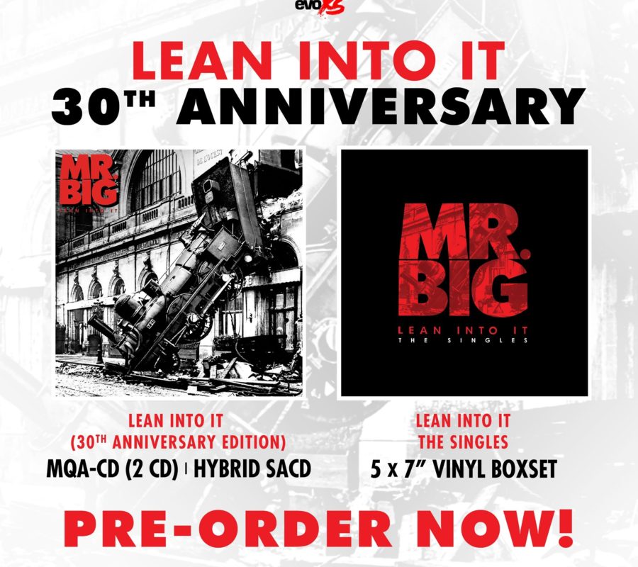 MR. BIG – Celebrates 30th Anniversary of Chart-Topping Album “Lean into It” with Remastered Expanded Edition + Limited Vinyl Single Box Set #mrbig #leanintoit