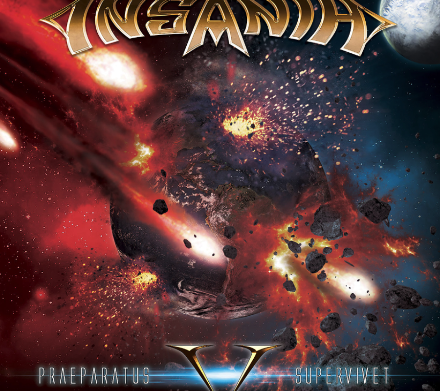 INSANIA (Power Metal – Sweden) – Announce new album “V (PRAEPARATUS SUPERVIVET)” will be out on NOVEMBER 12, 2021 via Frontiers Music srl – First single/video “PRAEPARATUS SUPERVIVET” is out now #insania