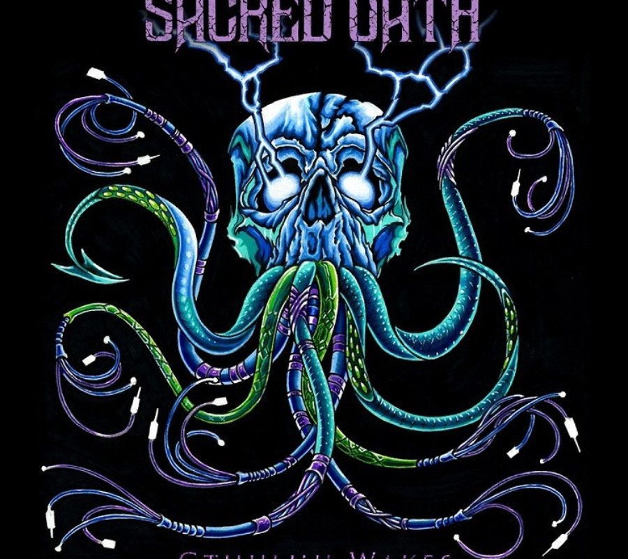 SACRED OATH (Heavy Metal – USA) – Present “Cthulhu Wakes” Lyric Video – song is from their upcoming album “Return Of The Dragon” which is due for release on November 19, 2021 via Wormholedeath #sacredoath