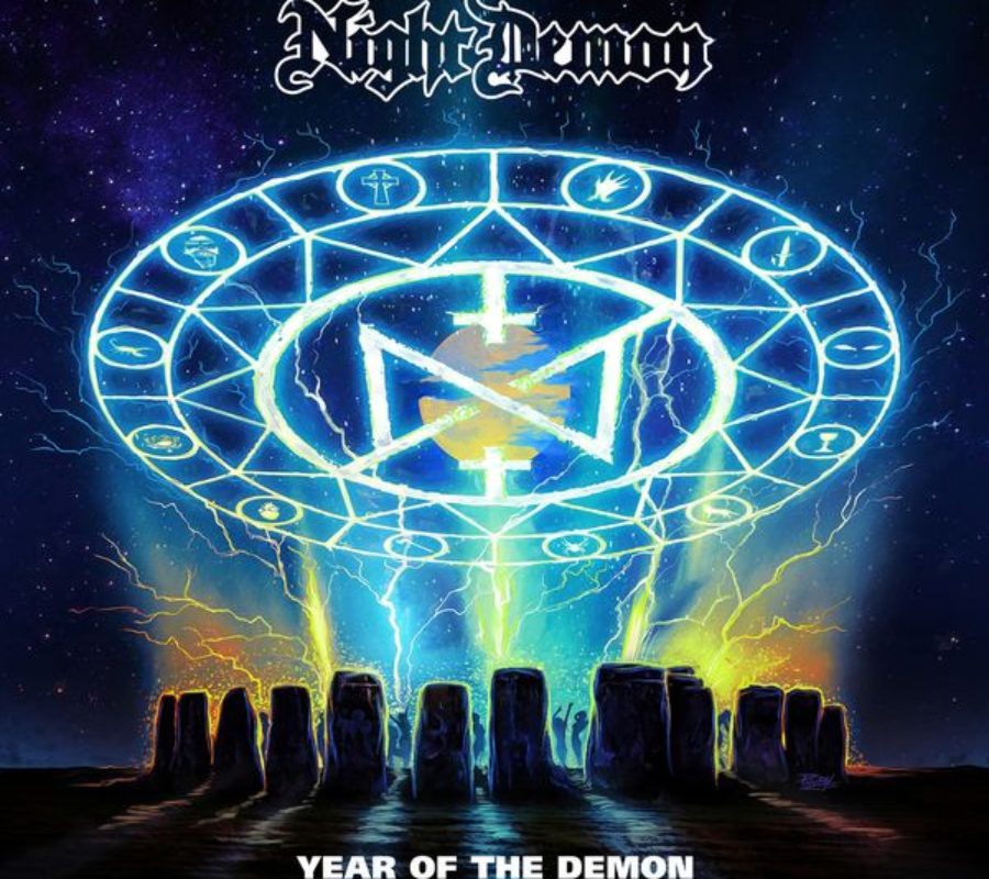 NIGHT DEMON (NWOTHM – USA) – Launches cover version of Thin Lizzy’s “The Sun Goes Down” (official video) – From the new compilation album, “Year of the Demon”, now available for pre-order – Also new podcast episode #NightDemon