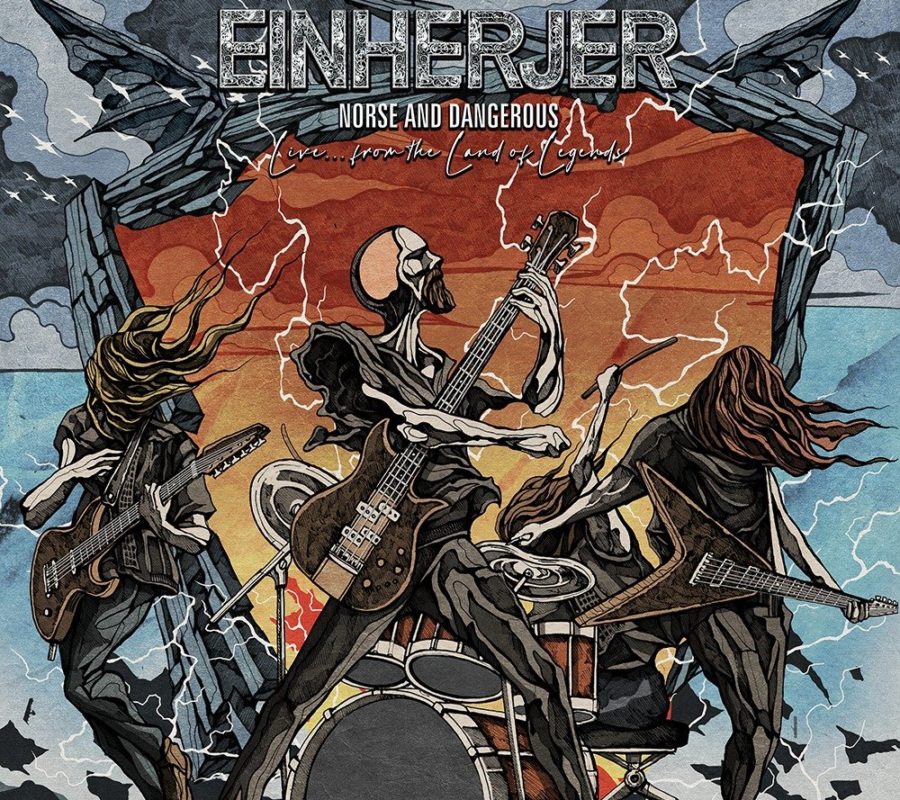 EINHERJER (Viking Metal – Norway) – Announce First Live Album “Norse And Dangerous (Live… From The Land Of Legends)” + Reveal Official Video for Live Version of “West Coast Groove” via Napalm Records #EINHERJER