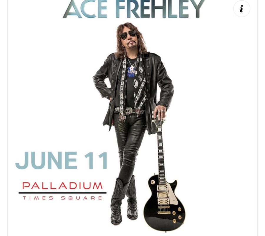 ACE FREHLEY – Fan filmed video of the FULL SHOW Live @ Palladium Times Square in NYC on June 11, 2022 & Professional pix by ROCKSTARPIX.ROCKS Also new variant vinyl to be released this week  #AceFrehley