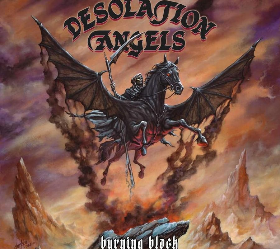 DESOLATION ANGELS (NWOBHM – UK) – Will release the album “Burning Black” on August 26, 2022 via Skol Records – Check out the official lyric video for “Stand Your Ground” NOW #DesolationAngels