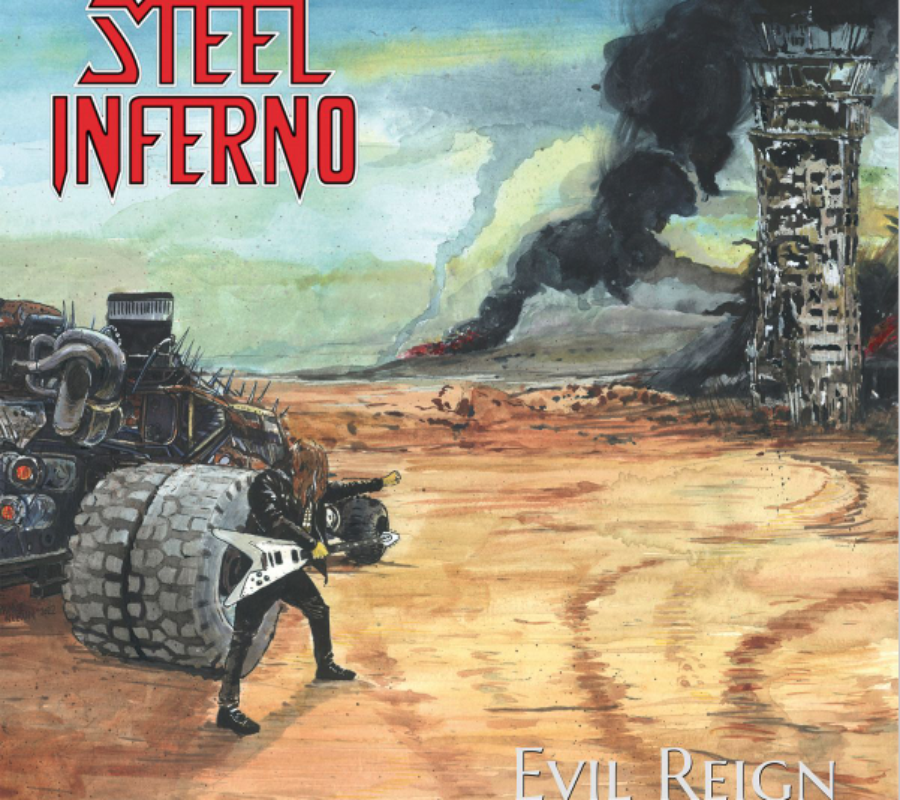 STEEL INFERNO (Heavy Metal – Denmark) – Set to release their album “Evil Reign” via From The Vaults on October 21st, 2022 – Pre order now #SteelInferno
