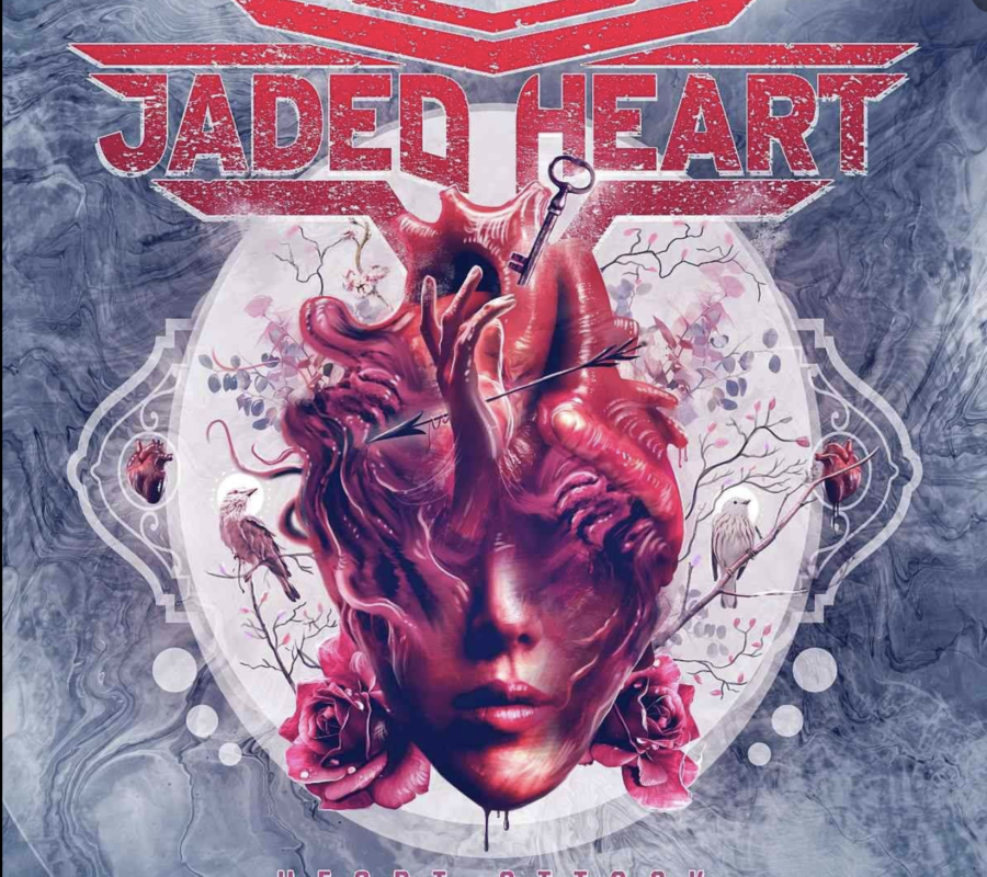 JADED HEART (Hard Rock – Germany/Sweden) – Released its new single “Blood Red Skies” from the upcoming album “Heart Attack” will be released in October 14, 2022 via Massacre Records #JadedHeart