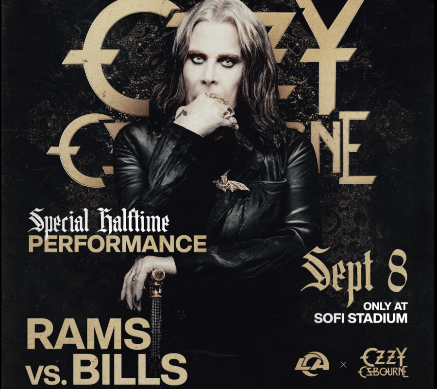 OZZY OSBOURNE – Will perform at the halftime show of the NFL KICKOFF GAME   LOS ANGELES RAMS-BUFFALO BILLS on THURSDAY, SEPTEMBER 8 , 2022 at Sofi stadium in California #Ozzy