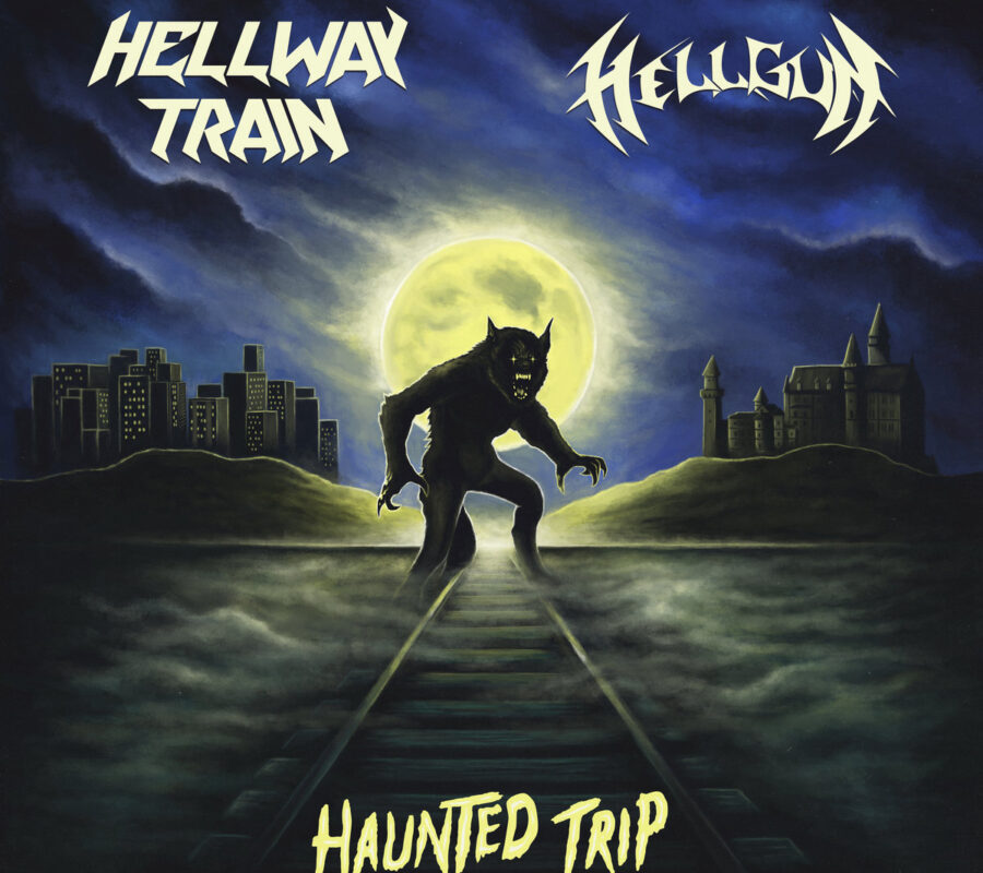 HELL GUN (Brazil) & HELLWAY TRAIN (Brazil) – NWOTHM bands to release split album “Haunted Trip”  #HellGun #HellwayTrain