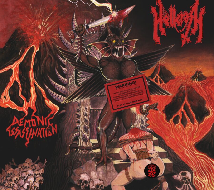 HELLCRASH (Speed Metal – Italy) – Set to release the album “Demonic Assassinatiön” on LP/CD/MC via Dying Victims Productions on March 24, 2023 #Hellcrash