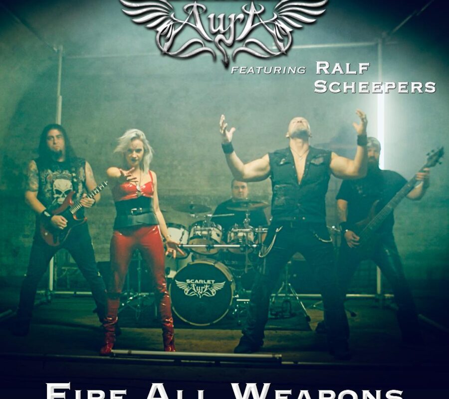 SCARLET AURA (Heavy Metal – Romania – featuring Ralf Scheepers of PRIMAL FEAR)  – Release “Fire All Weapons” (Official Video 4K) #ScarletAura