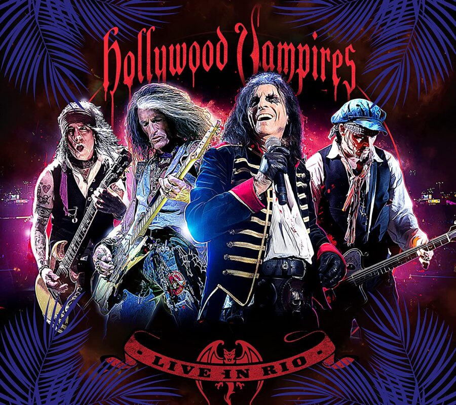 HOLLYWOOD VAMPIRES (Hard Rock Supergroup) – Release “Live In Rio” Album + Share “Raise The Dead (Live In Rio)” Video via earMusic #HollywoodVampires