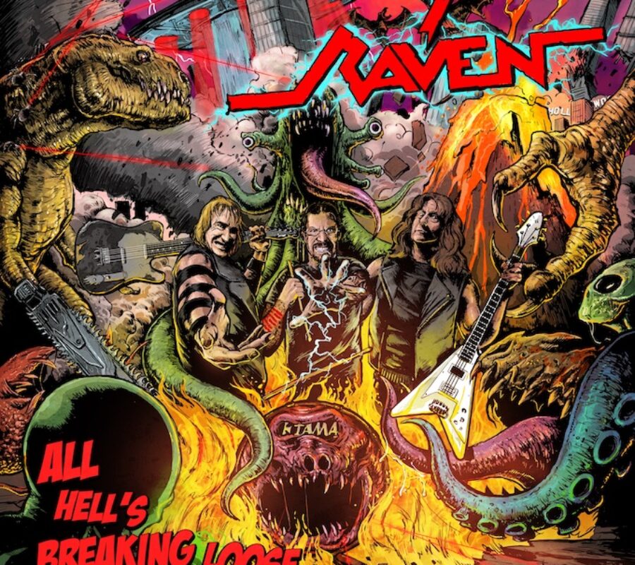 RAVEN (NWOBHM/Heavy Metal Legends! – UK) – ALL HELL’S BREAKING LOOSE album review by KickAss Forever #Raven #NWOBHM #HeavyMetal