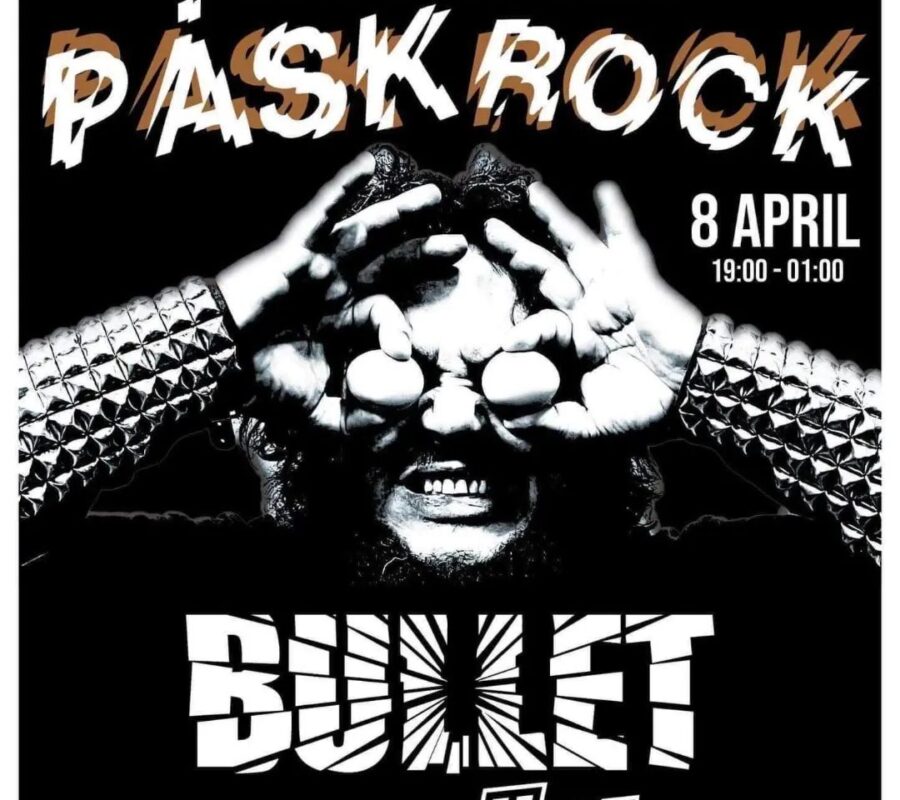 BULLET & STRÖM – Fan filmed videos of both bands’ full sets from April 8, 2023 at Påskrock, Folkets Hus Folketshus, Alvesta, Sweden  #Bullet #Strom