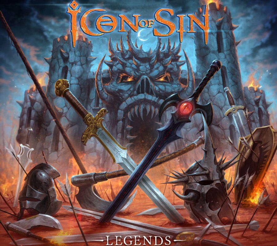 ICON OF SIN (Heavy Metal – Brazil) –  Share New Single/Music Video “Cimmerian” – Also announce New Album “Legends” will be released on August 4, 2023 via Frontiers Music srl #IconOfSin