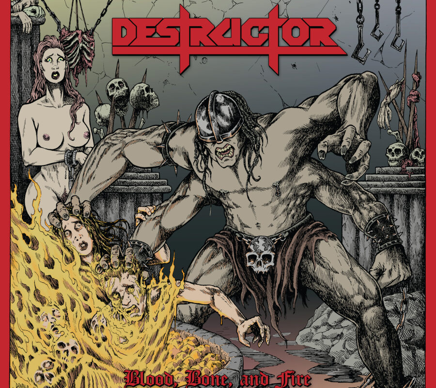 DESTRUCTOR (Heavy Metal – USA) – Will release the album “Blood, Bone, and Fire” via Shadow Kingdom Records on November 24, 2023 #Destructor