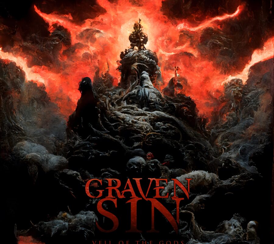 GRAVEN SIN (Epic Doom Metal – Finland) – Release “Morrigan” (Official Lyric Video) taken from the forthcoming album “Veil of The Gods”, due out on Svart Records on November 3, 2023 #GravenSin