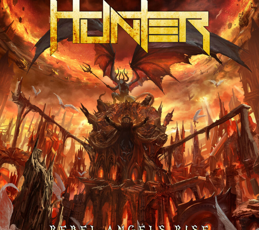 HUNTER (Heavy Metal – Belgium) – Released “Rebel Angels Rise” (lyric video) – Title track from our album “Rebel Angels Rise”, out NOW! #Hunter