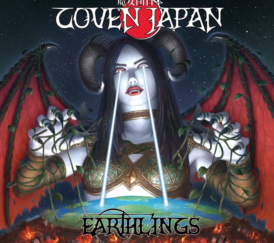 COVEN JAPAN (Heavy Metal – Japan) – Release “Land of the Rising Sun” (Lyric Video) – From the upcoming album “Earthlings” due out on November 24, 203 via No Remorse Records  #CovenJapan