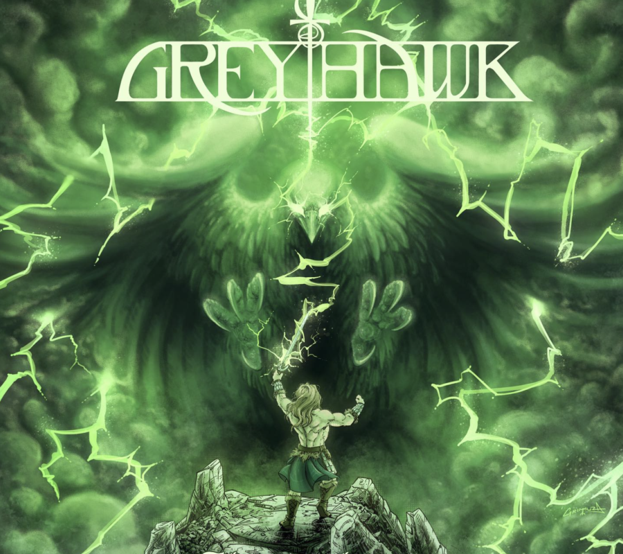 GREYHAWK (Heavy/Power Metal – USA) – Reveal cover art, tracklist & 1st song/video from new album “Thunderheart” via Fighter Records #greyhawk