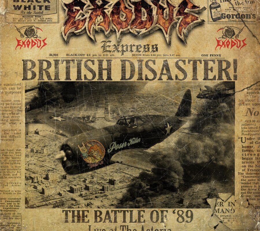 EXODUS (Thrash Metal Legends – USA) – Share “Fabulous Disaster” Live At The Astoria ’89 (OFFICIAL VISUALIZER) via Nuclear Blast Records #exodus #thrashmetal #heavymetal