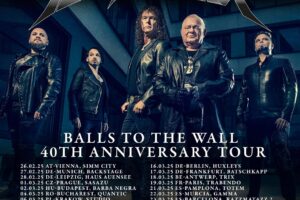 DIRKSCHNEIDER (Heavy Metal – UDO – Germany) – To celebrate 40th anniversary of iconic “Balls To The Wall” album with extensive European tour #udo #dirkschneider #accept #ballstothewall #heavymetal