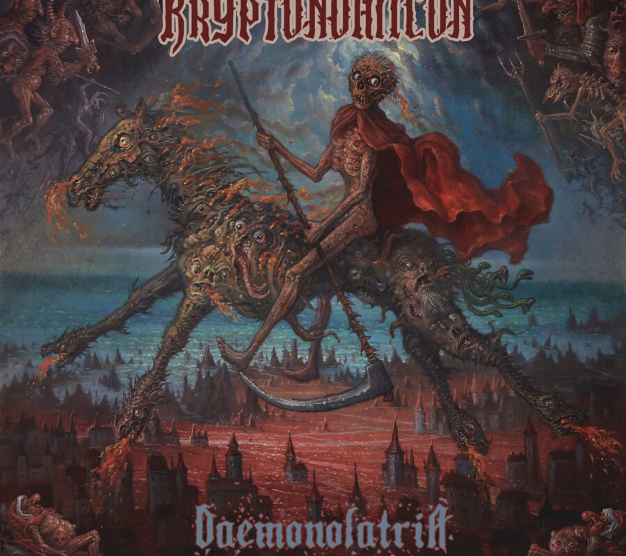 KRYPTONOMICON (Death/Black Metal – Italy 🇮🇹 ) – Unleashes New Video “Blood For The Fire” via Punishment 18 Records from their upcoming album “Daemonolatria” #Kryptonomicon #deathmetal #blackmetal #heavymetal