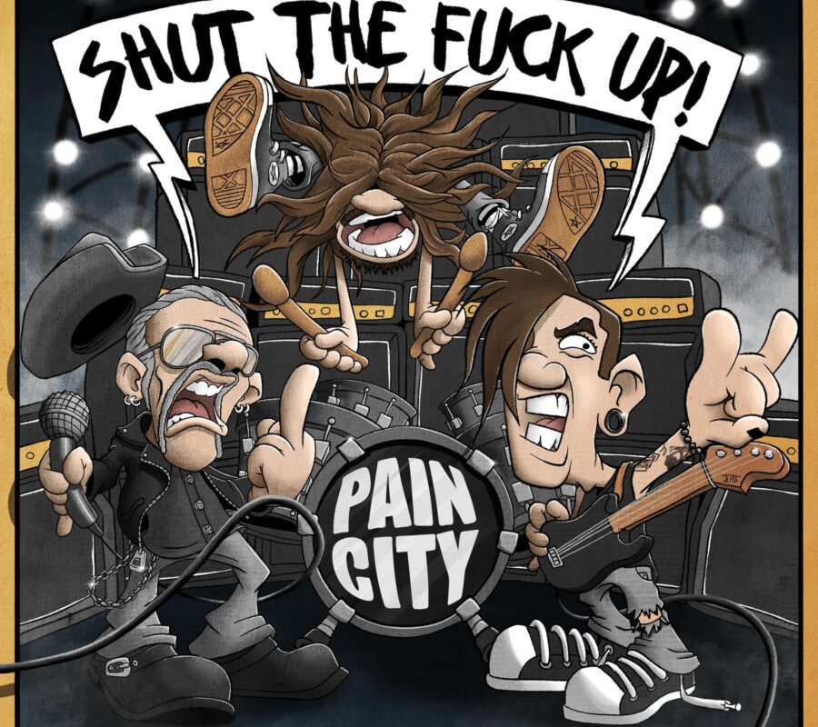 PAIN CITY (Hard/Action Rock – Norway 🇳🇴 )- Their New EP “Shut The Fuck Up!” is out NOW via Massacre Records #paincity #hardrock #actionrock