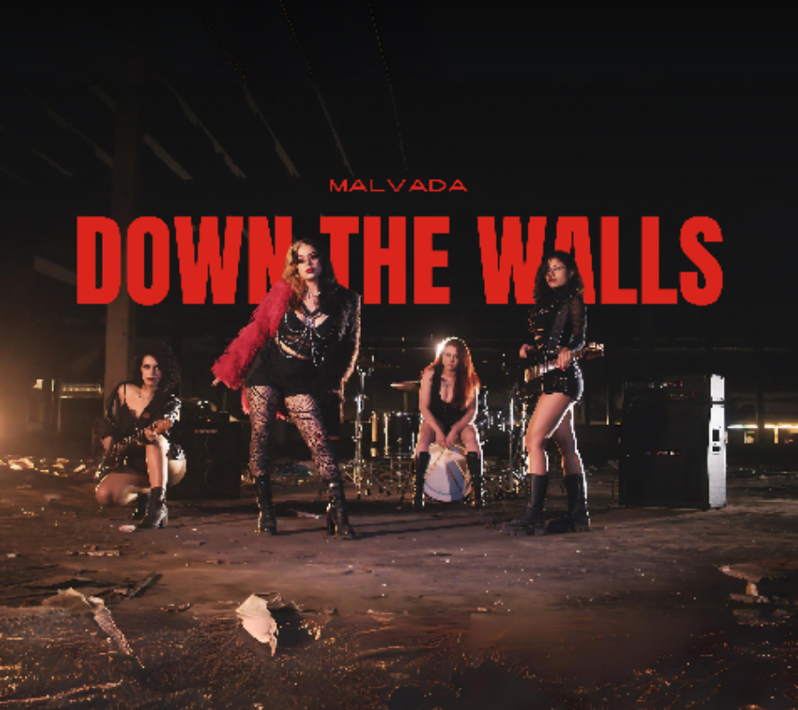 MALVADA (Hard Rock – Brazil 🇧🇷 ) – Release “Down The Walls” – Single/Official Music Video via Frontiers Music srl #malvada #hardrock