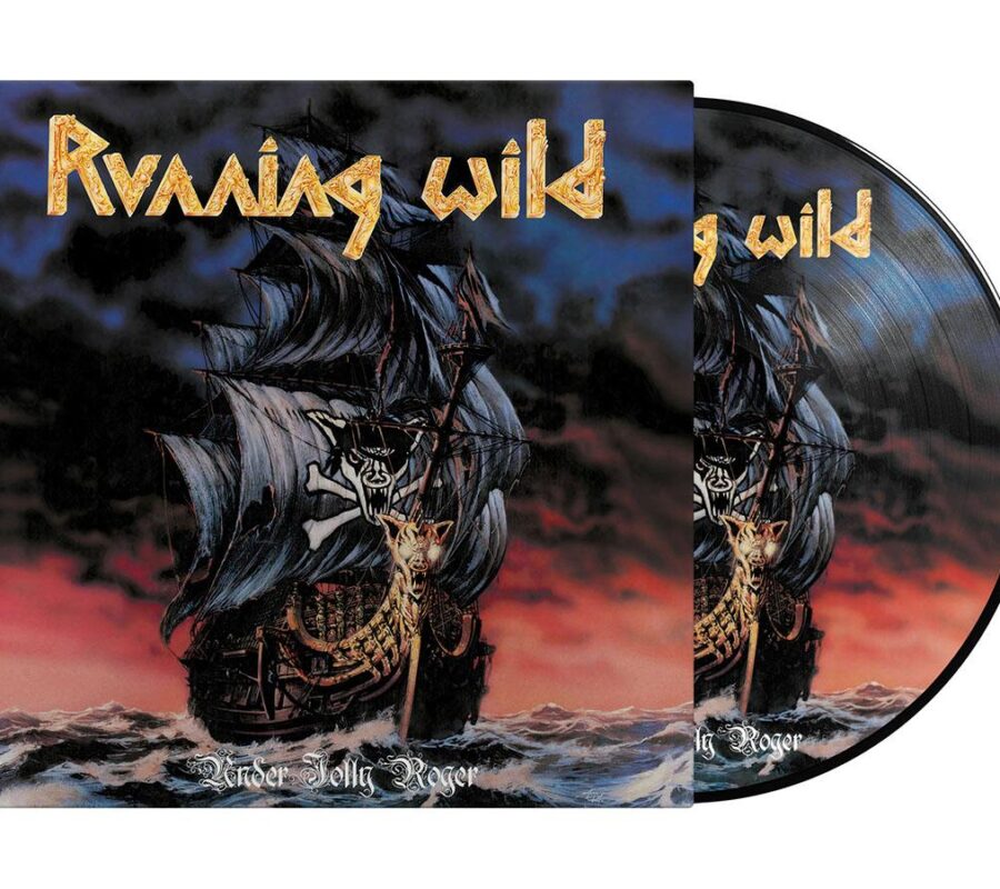 RUNNING WILD (Heavy Metal – Germany 🇩🇪 ) – Their classic album “Under Jolly Roger” deluxe Picture-LP re-issue is out now via Hammerheart Records #runningwild #heavymetal