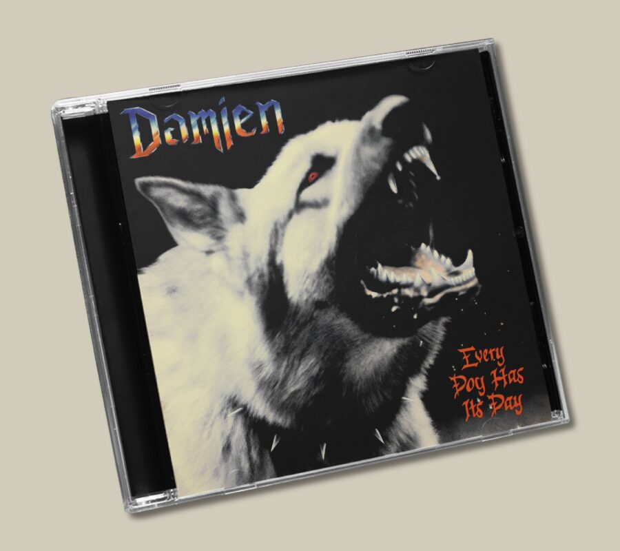 DAMIEN (Heavy Metal – USA 🇺🇸  – Late 80’s band) – “Every Dog Has Its Day” & “Stop This War” Albums available for Pre-order CD & Vinyl (for the first time!!) via Lost realm Records #damien #heavymetal