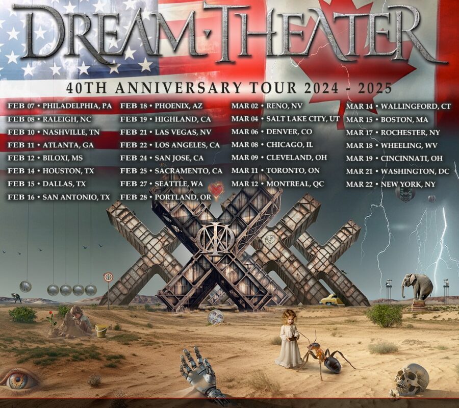 DREAM THEATER (Progressive Metal Icons – USA 🇺🇸 ) -Announce their 40th Anniversary Tour 2024 – 2025 leg for North America #dreamtheater #progmetal #heavymetal