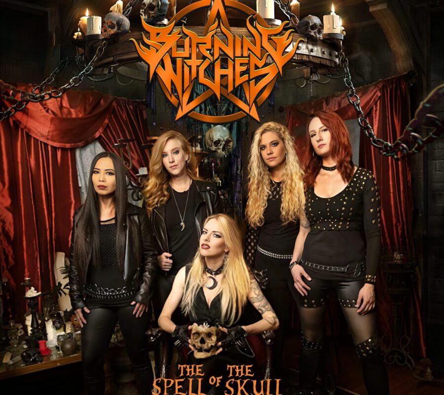 BURNING WITCHES (Heavy Metal – Switzerland 🇨🇭) – Release New Single/Video “The Spell Of The Skull” via Napalm Records #burningwitches #heavymetal