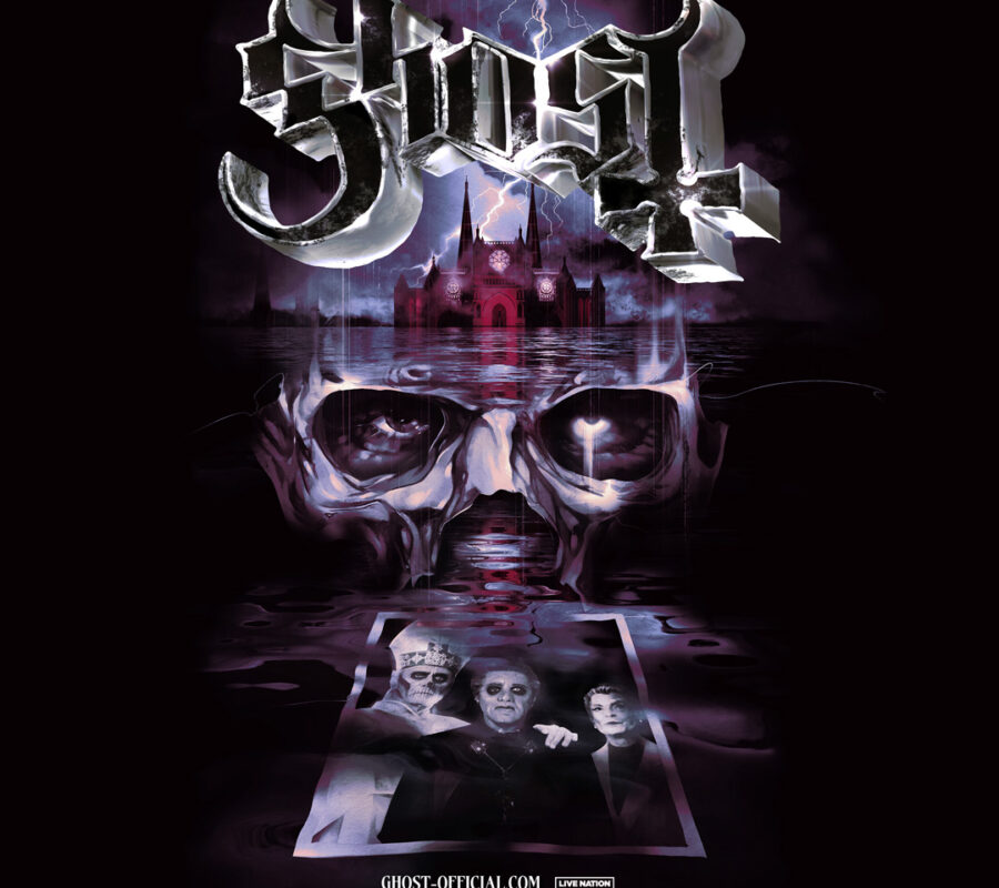 GHOST (Hard Rock – Sweden 🇸🇪 ) – Announce 2025 Arena tour dates and the release date for “RITE HERE RITE NOW” on DVD, BLU-RAY, 4K & VHS #ghost #hardrock #ghosttheband