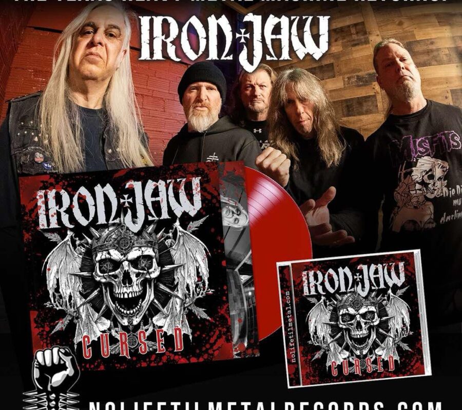 IRON JAW (Heavy Metal – USA 🇺🇸 ) – Release “CURSED” official music video via Roxx Records/NoLifeTilMetal Records #ironjaw #heavymetal