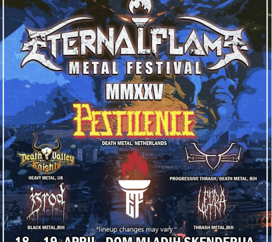 SINISTER and PESTILENCE  Will be headlining the Eternal Flame Metal Festival 2025 in Sarajevo #Sinister #Pestilence #heavymetal #musicfest#Pestilence