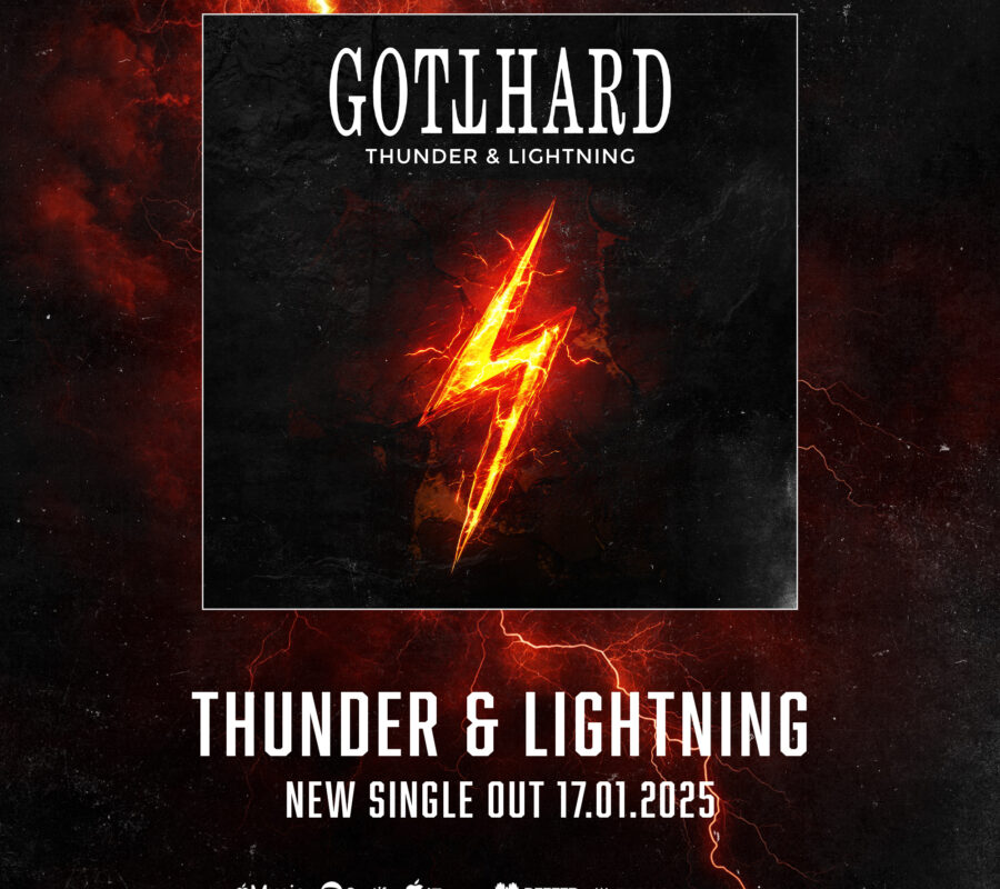 GOTTHARD (Hard Rock – Switzerland 🇨🇭) – Release “Thunder & Lightning” Official Music Video via Reigning Phoenix Music #gotthard #hardrock