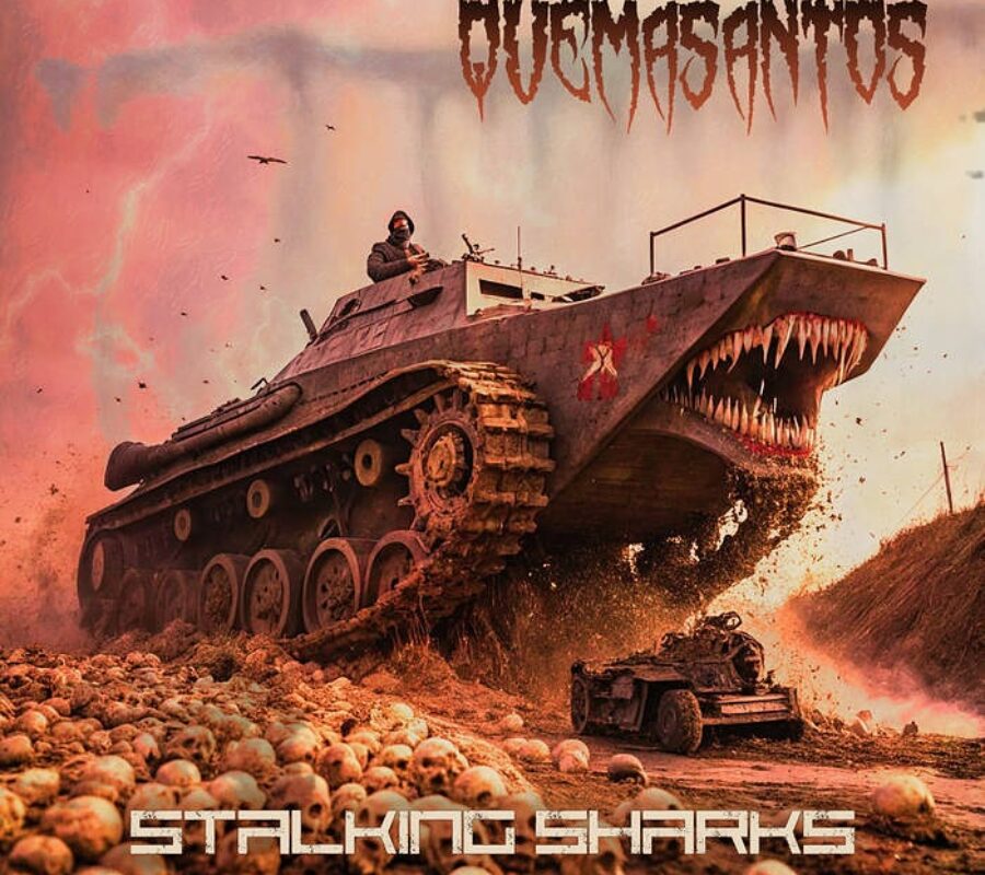 QUEMASANTOS (Thrash Metal – USA 🇺🇸) – Release “Stalking Sharks” (featuring Marco Cusato) Official Lyric Video #QUEMASANTOS #thrashmetal #heavymetal