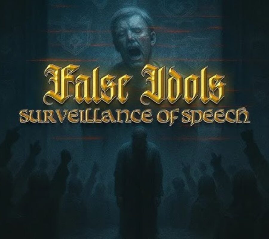 FALSE IDOLS (Heavy Metal – Germany 🇩🇪 – Features Ronny Munroe (ex-Metal Church, ex-Vicious Rumors, Munroe’s Thunder, CAVE)) – Release “Surveillance of Speech” Official Visualizer via Doc Gator Records #falseidols #heavymetal