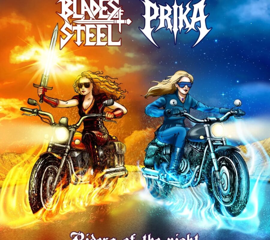 BLADES OF STEEL (Heavy Metal – Brazil 🇧🇷) – Release their new single/video “Riders Of The Night” (featuring Prika Amaral – NERVOSA) (Official- Video) #BladesOfSteel #heavymetal