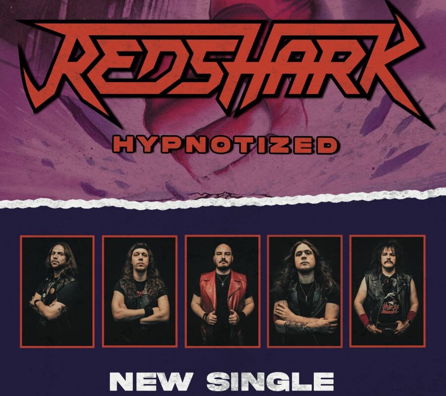 REDSHARK (Speed/Heavy Metal – Spain 🇪🇸) – Release “Hypnotized” Visualizer Lyric Video – Taken from forthcoming album  “Sudden Impact” due out on October 31, 2025 via Listenable Records #redshark #heavymetal