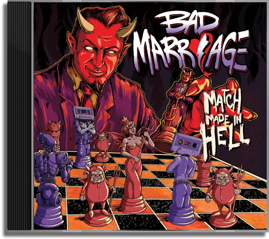 BAD MARRIAGE (Hard Rock – USA) – Release official video for the title track of their upcoming album “Match Made In Hell” #BadMarriage #hardrock