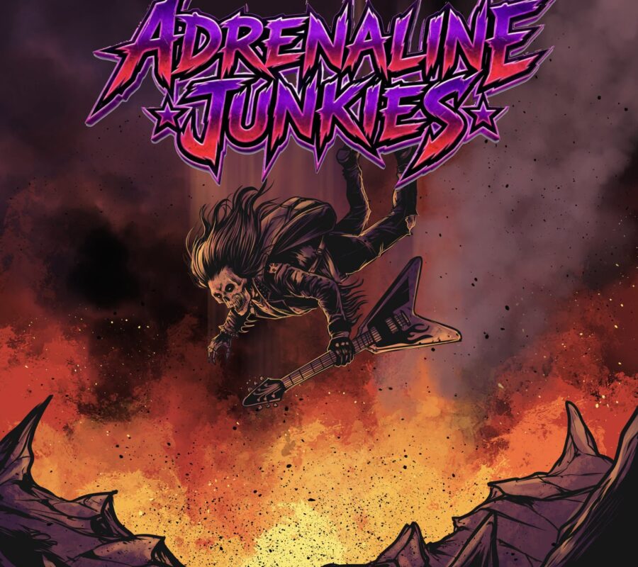 ADRENALINE JUNKIES (80’s Hair Metal/Hard Rock – Canada) – Their self titled EP is out NOW & streaming online  #AdrenalineJunkies #80smetal #hairmetal #hardrock