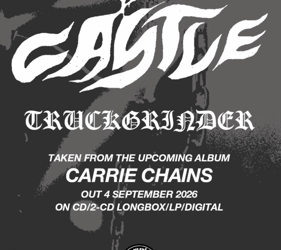 CASTLE (Heavy Metal – USA) – Release “Truckgrinder” Official Video – Taken from the album “Carrie Chains” due out on August 24, 2026 via Black Wren Records & Hammerheart Records #Castle #heavymetal