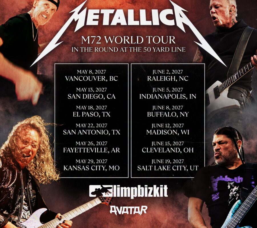 METALLICA – Announce 2027 North American tour dates #metallica #thrashmetal #heavymetal
